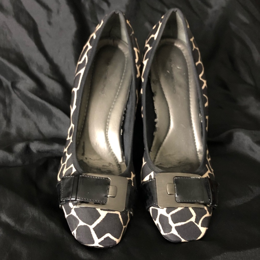 Giraffe Pattern Bandolino Wedges